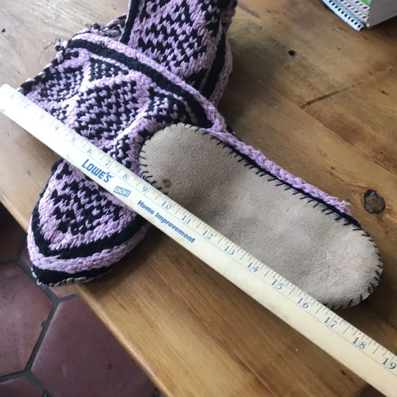 Hand made Stitched boot style slippers - Picture 7 of 7